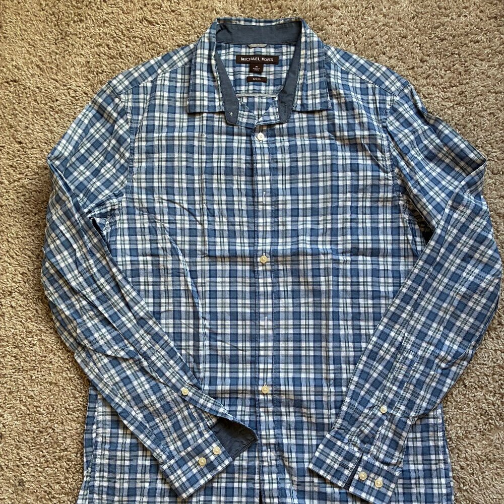 EUC - Michael Kors Men's Slim Fit Button Down - Size M